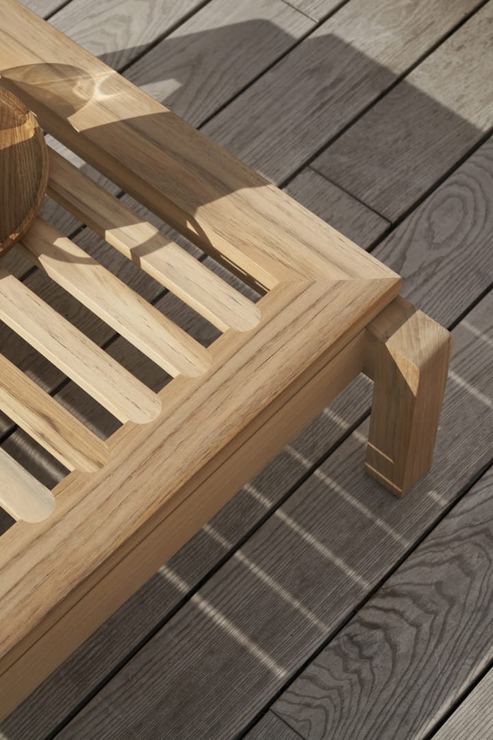 AH604 solstol, Obehandlad teak Carl Hansen & Søn