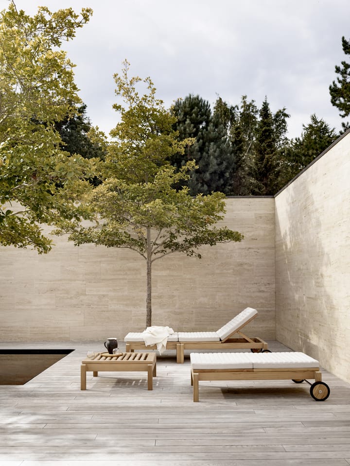 AH604 solstol, Obehandlad teak Carl Hansen & Søn