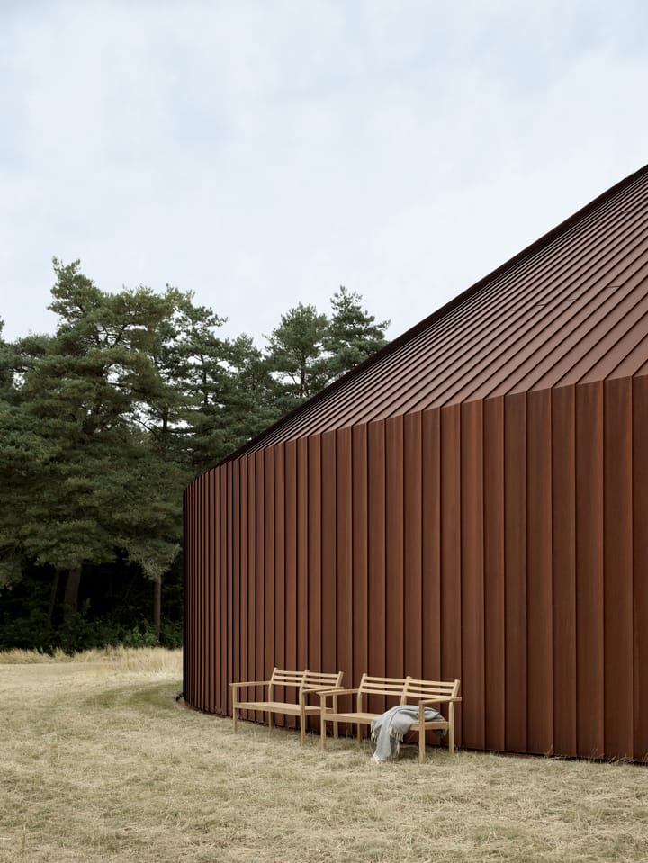 AH701 loungesoffa 2-sits, Obehandlad teak Carl Hansen & Søn