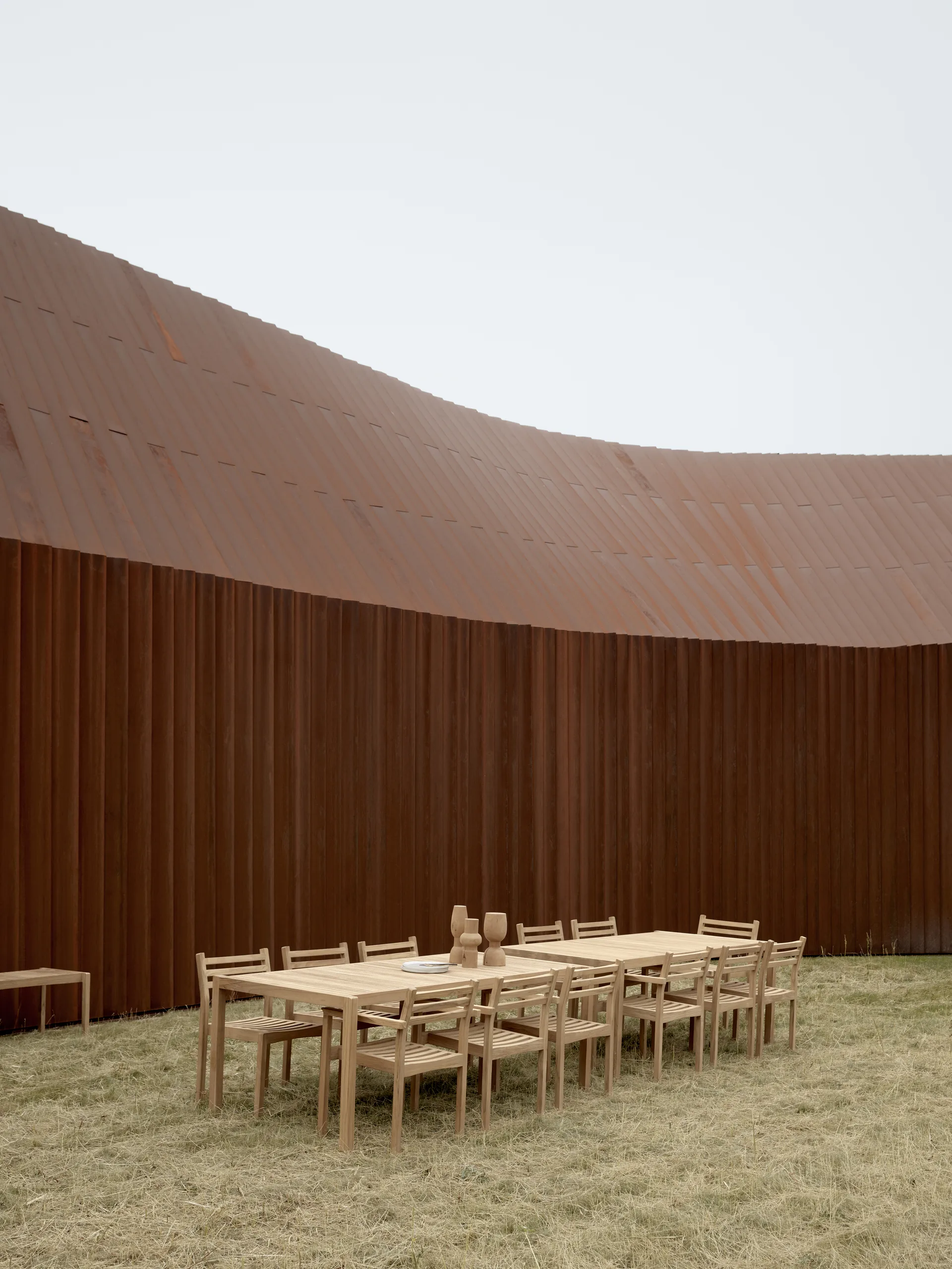 AH901 matbord 203x100 cm, Obehandlad teak Carl Hansen & Søn