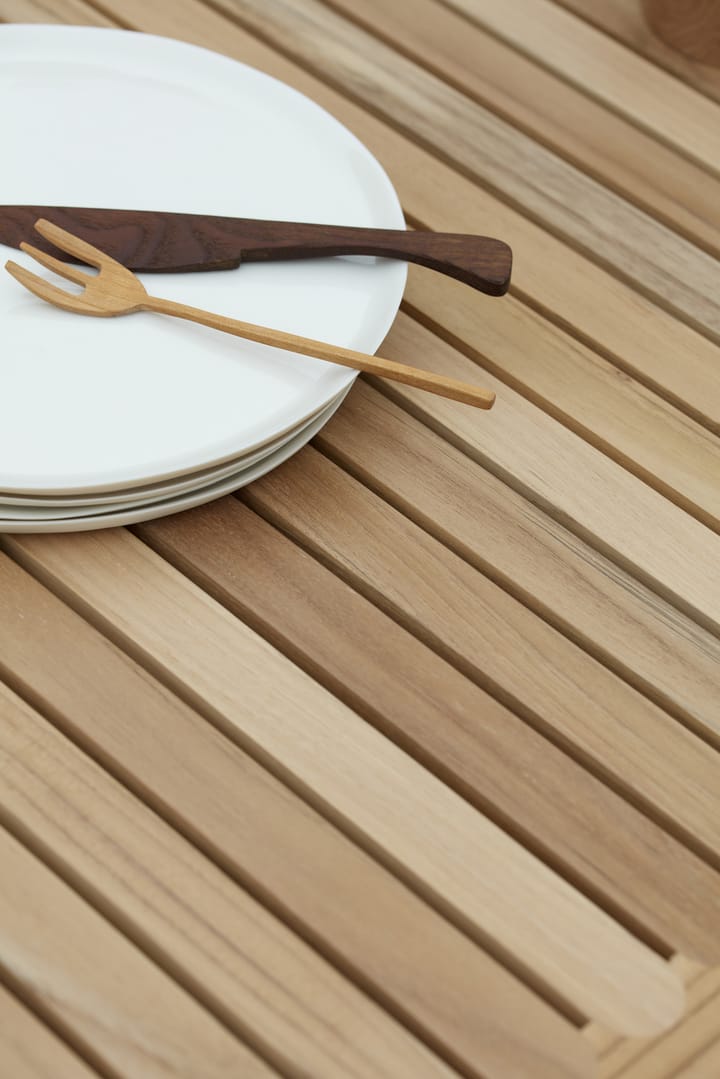 AH902 matbord 98,5x100 cm, Obehandlad teak Carl Hansen & Søn