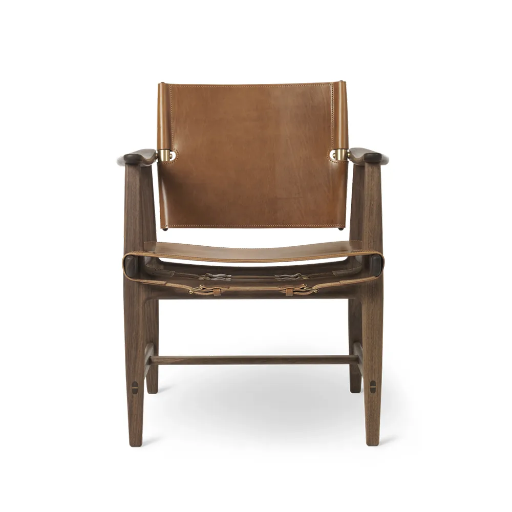 BM1106 Huntsman Chair, konjak-oljad valnöt-mässing Carl Hansen & Søn