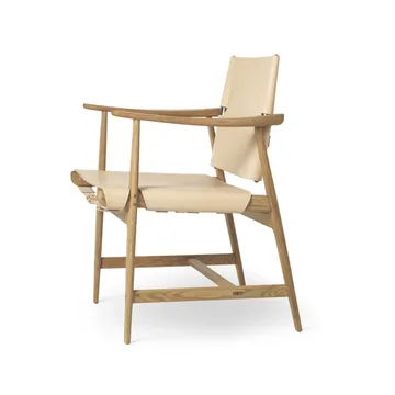 BM1106 Huntsman Chair - natur-oljad ek-rostfritt stål - Carl Hansen & Søn