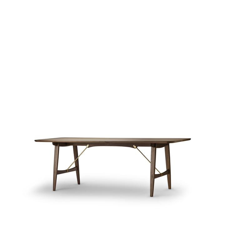 BM1160 Hunting Table matbord - Klarlackad valnöt-mässing - Carl Hansen & Søn