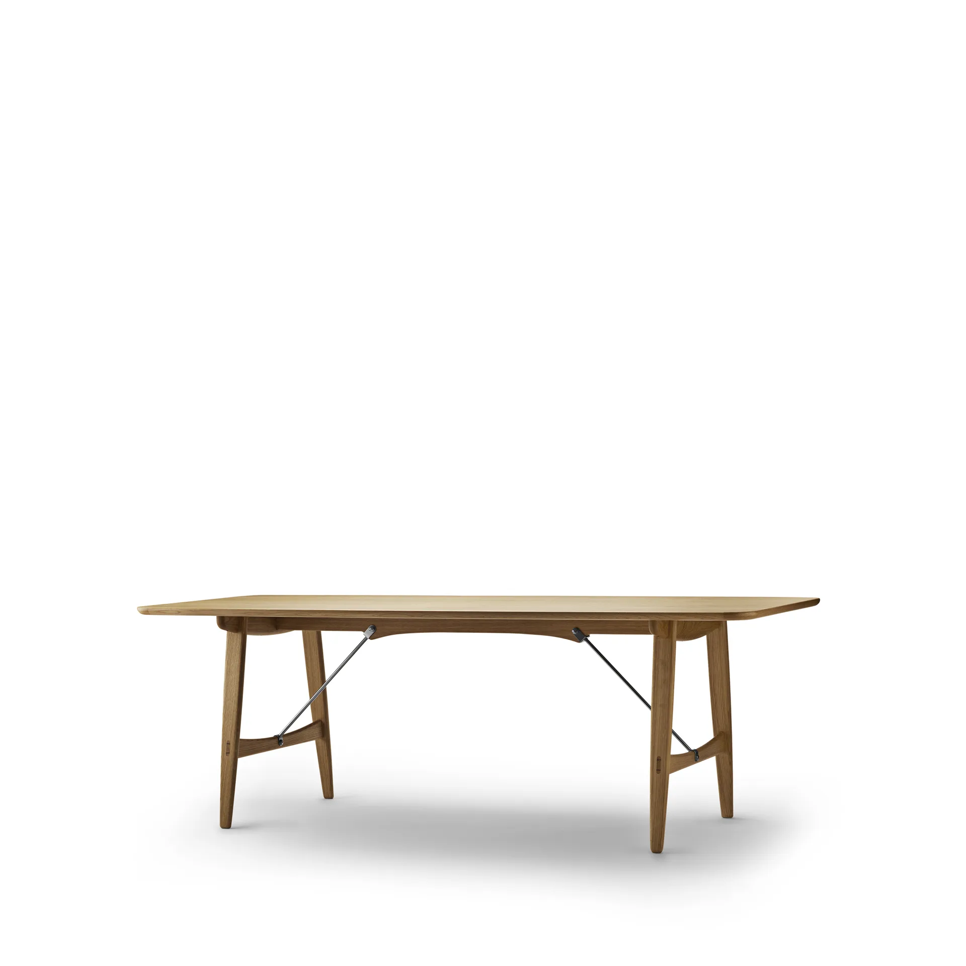 BM1160 Hunting Table matbord, Oljad ek-rostfritt stål Carl Hansen & Søn