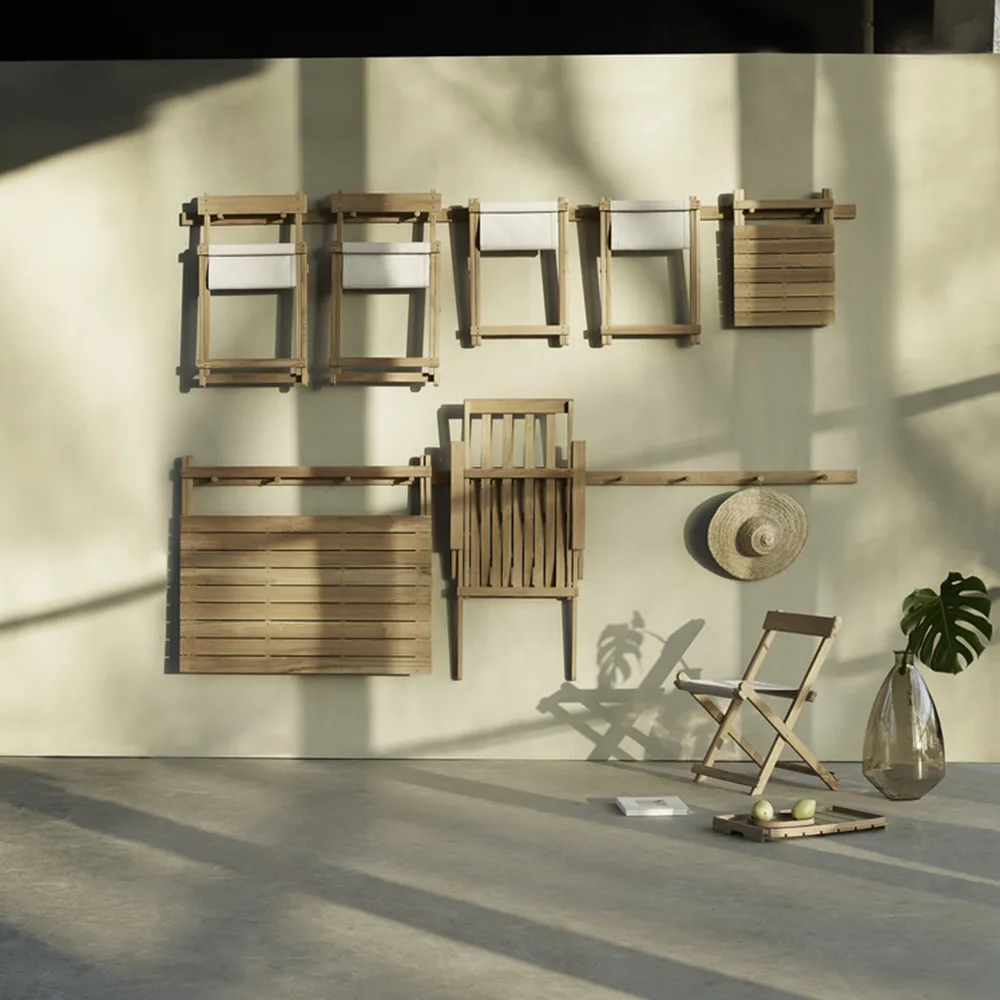 BM5270 vägghängare obehandlad teak, 121,5 cm Carl Hansen & Søn