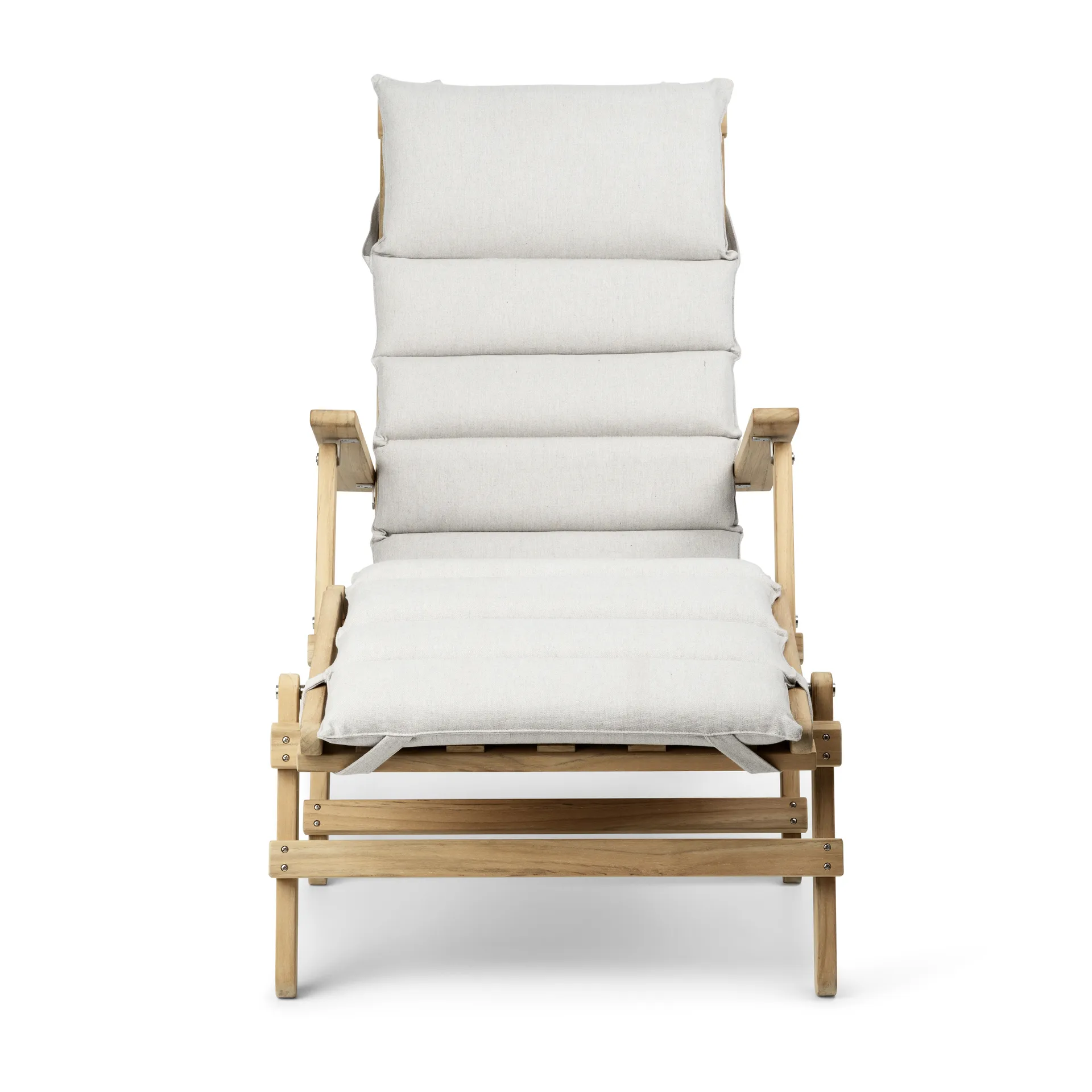 BM5565 dyna till däckstol, Sunbrella Heritage papyrus 18006 Carl Hansen & Søn