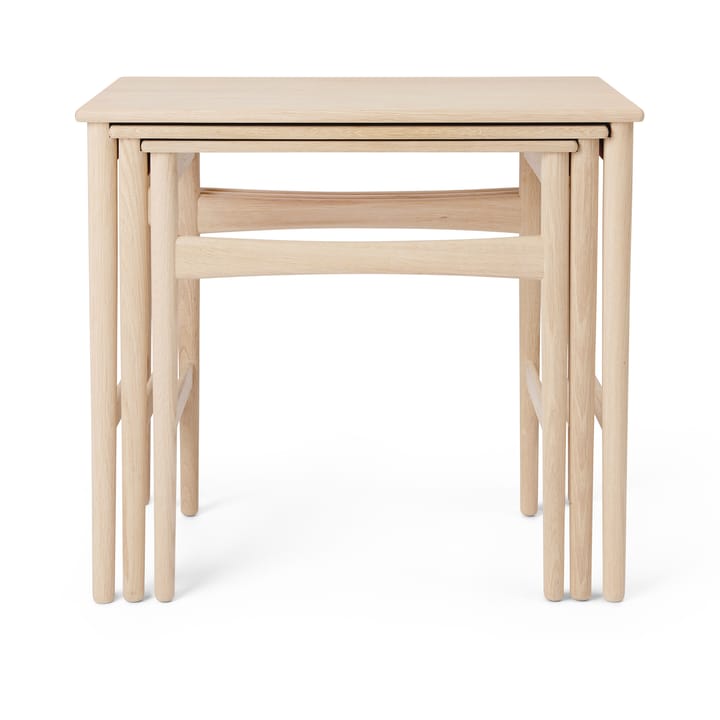 CH004 nesting tables satsbord, Oljad ek Carl Hansen & Søn