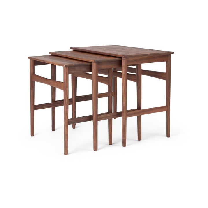 CH004 nesting tables satsbord - Oljad valnöt - Carl Hansen & Søn