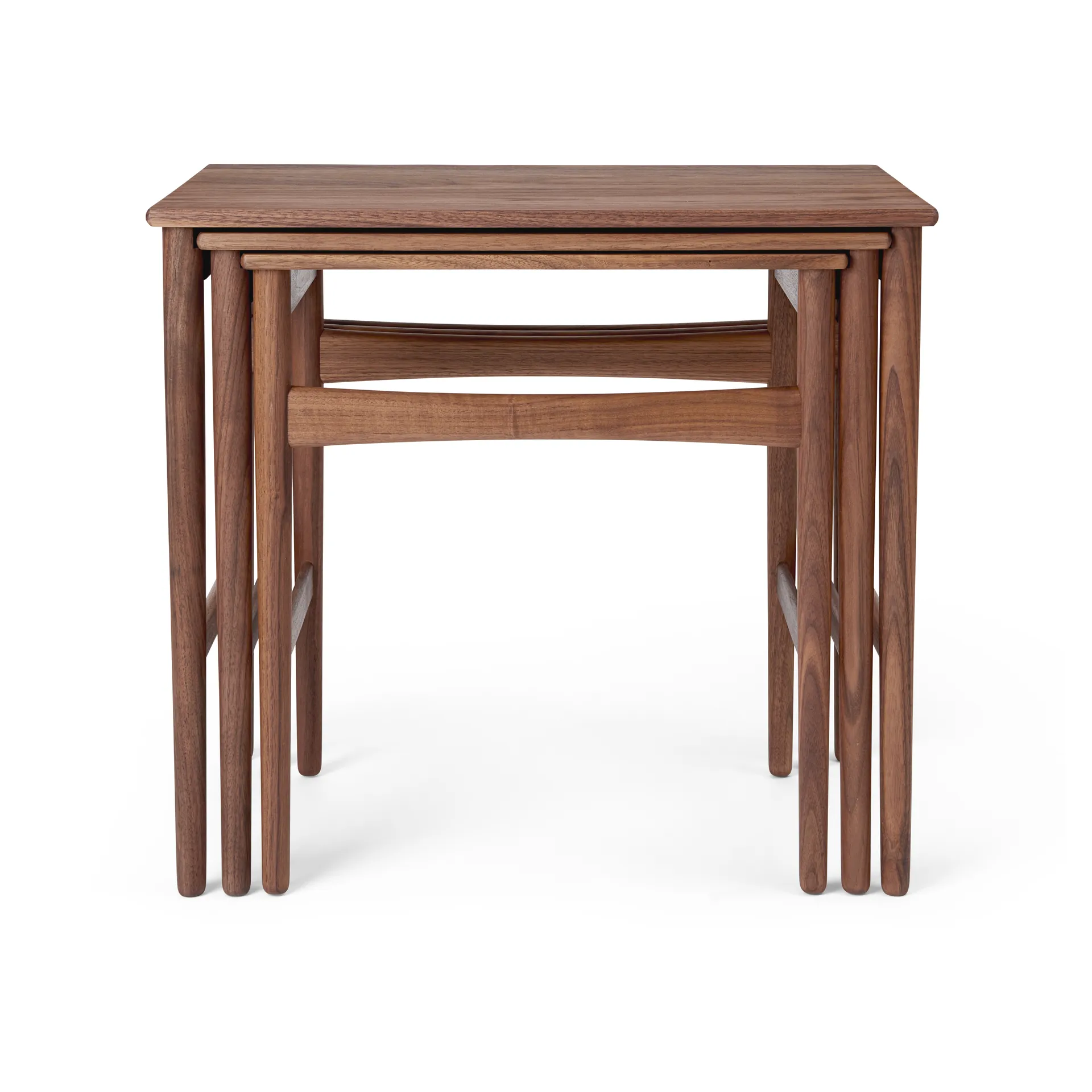 CH004 nesting tables satsbord, Oljad valnöt Carl Hansen & Søn