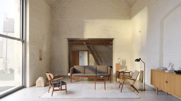 CH004 nesting tables satsbord, Oljad valnöt Carl Hansen & Søn