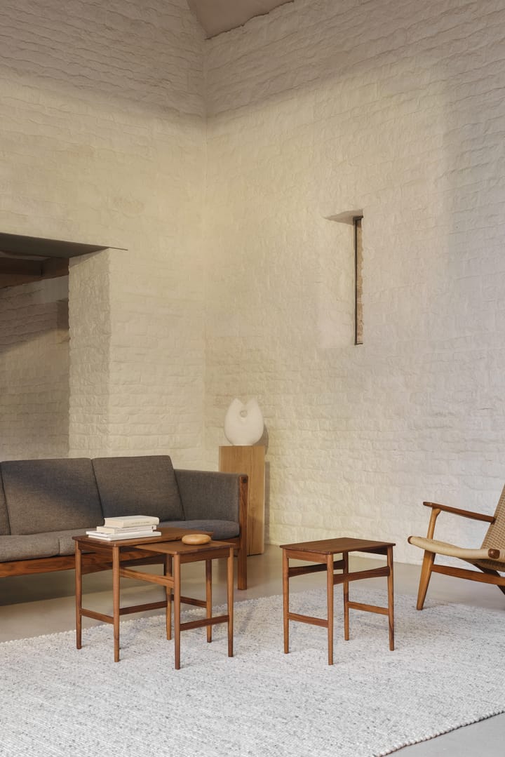 CH004 nesting tables satsbord, Oljad valnöt Carl Hansen & Søn