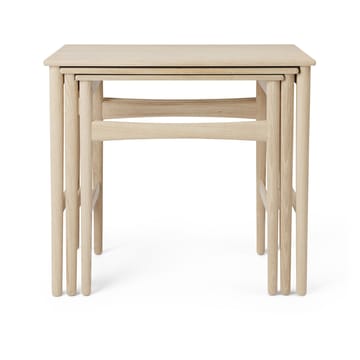 CH004 nesting tables satsbord - Vitoljad ek - Carl Hansen & Søn