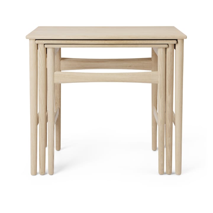 CH004 nesting tables satsbord, Vitoljad ek Carl Hansen & Søn