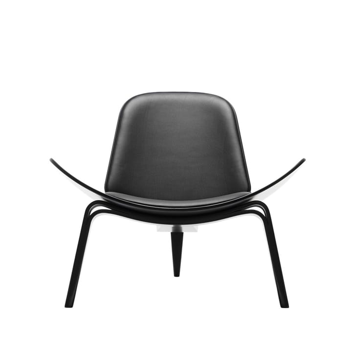 CH07 fåtölj - Thor 301 läder-svartlackad bok - Carl Hansen & Søn