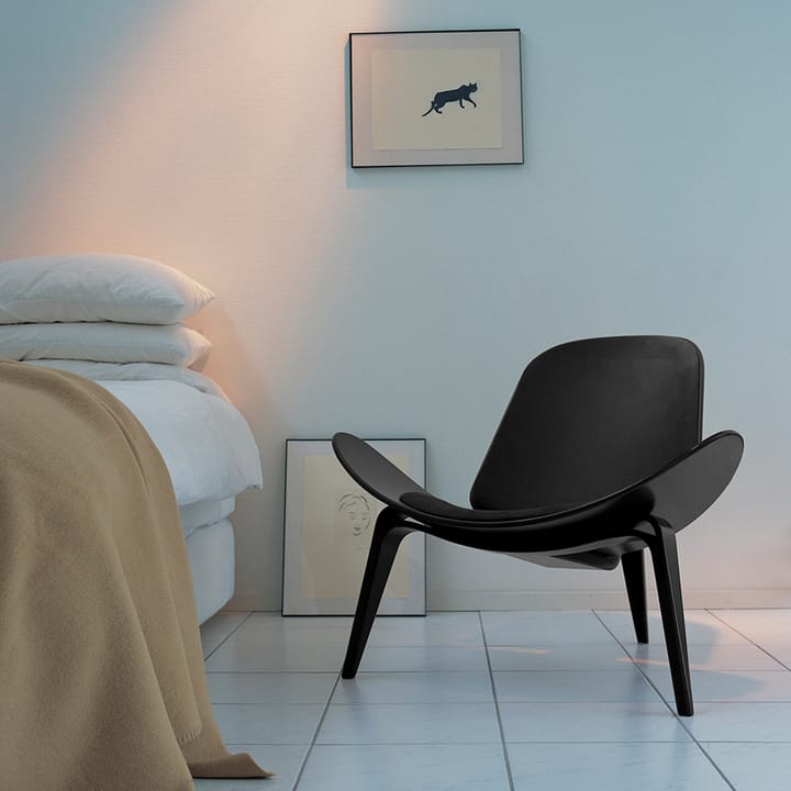 CH07 fåtölj, Thor 325 läder-vitoljad ek Carl Hansen & Søn