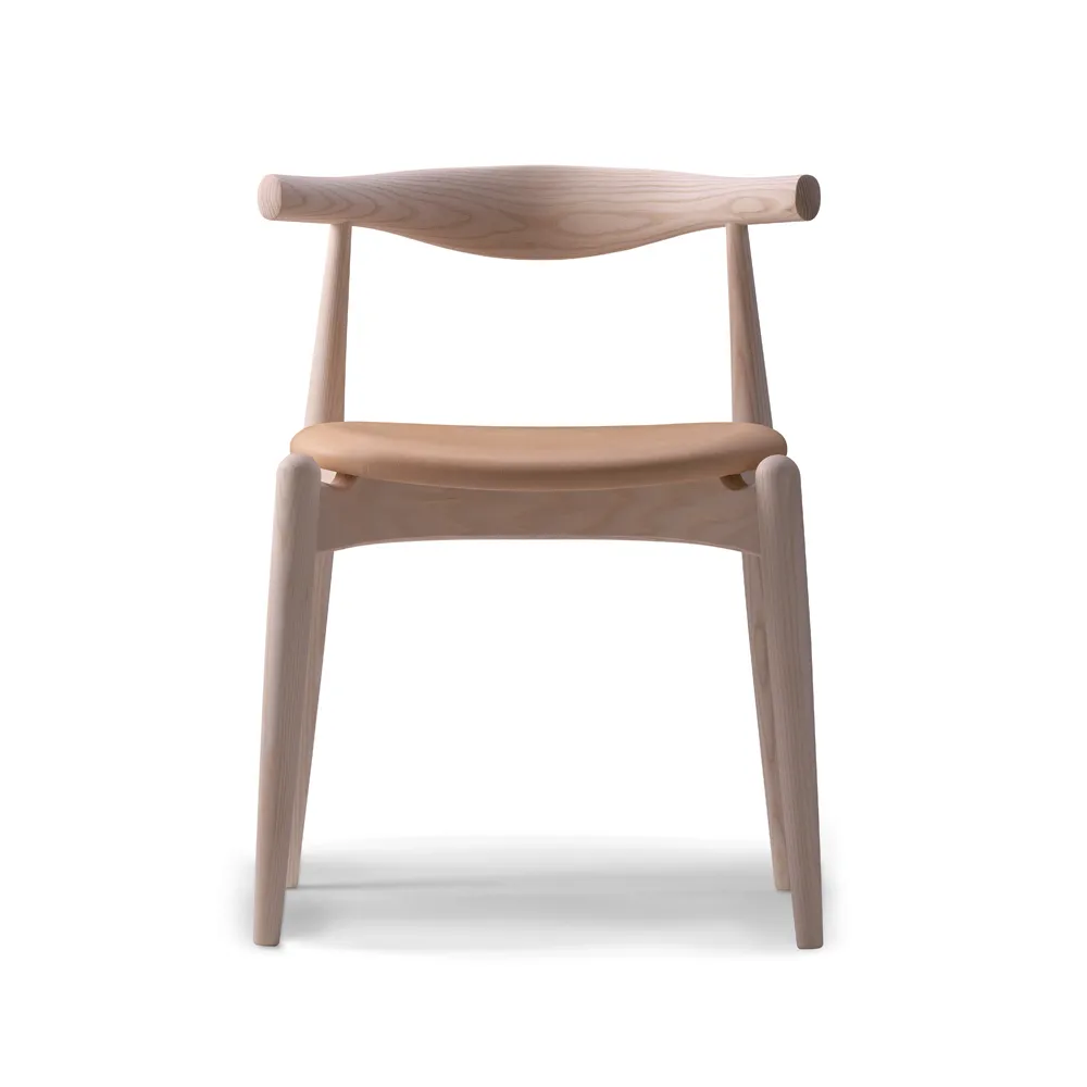 CH20 stol, Sif 90 läder natur-såpad ek Carl Hansen & Søn