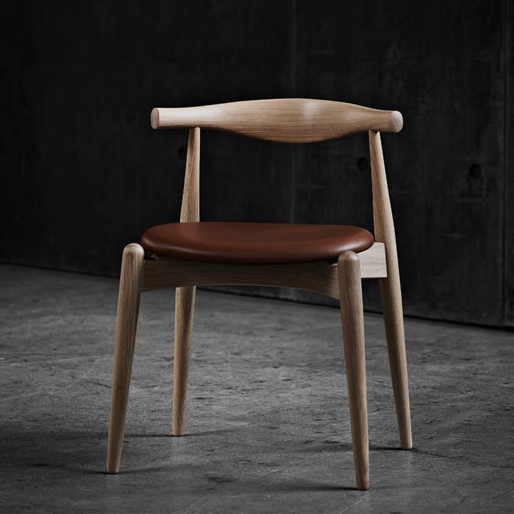 CH20 stol, Thor 301 läder-såpad ek Carl Hansen & Søn