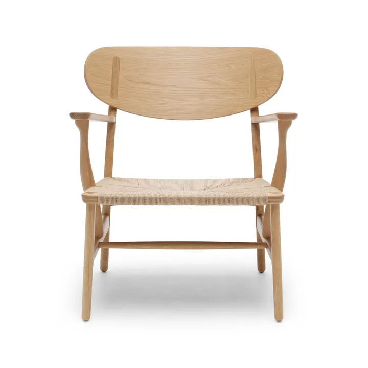CH22 fåtölj - Klarlack ek-naturflätad - Carl Hansen & Søn