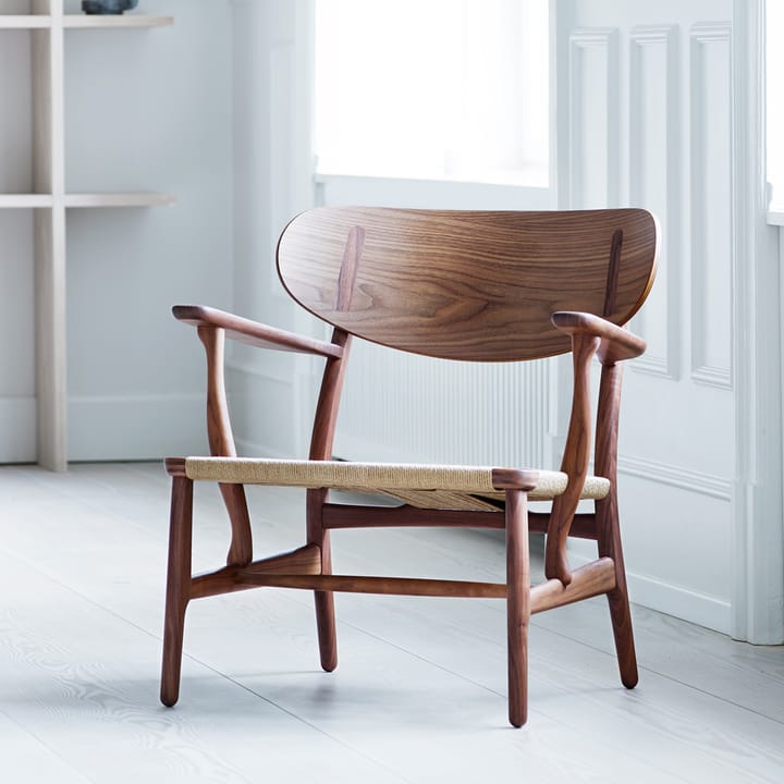 CH22 fåtölj, Såpad ek-naturflätad Carl Hansen & Søn
