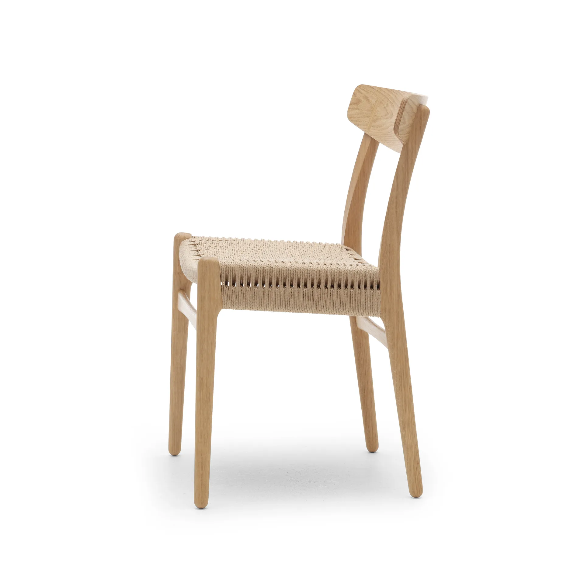 CH23 stol, Oljad ek-naturflätad Carl Hansen & Søn