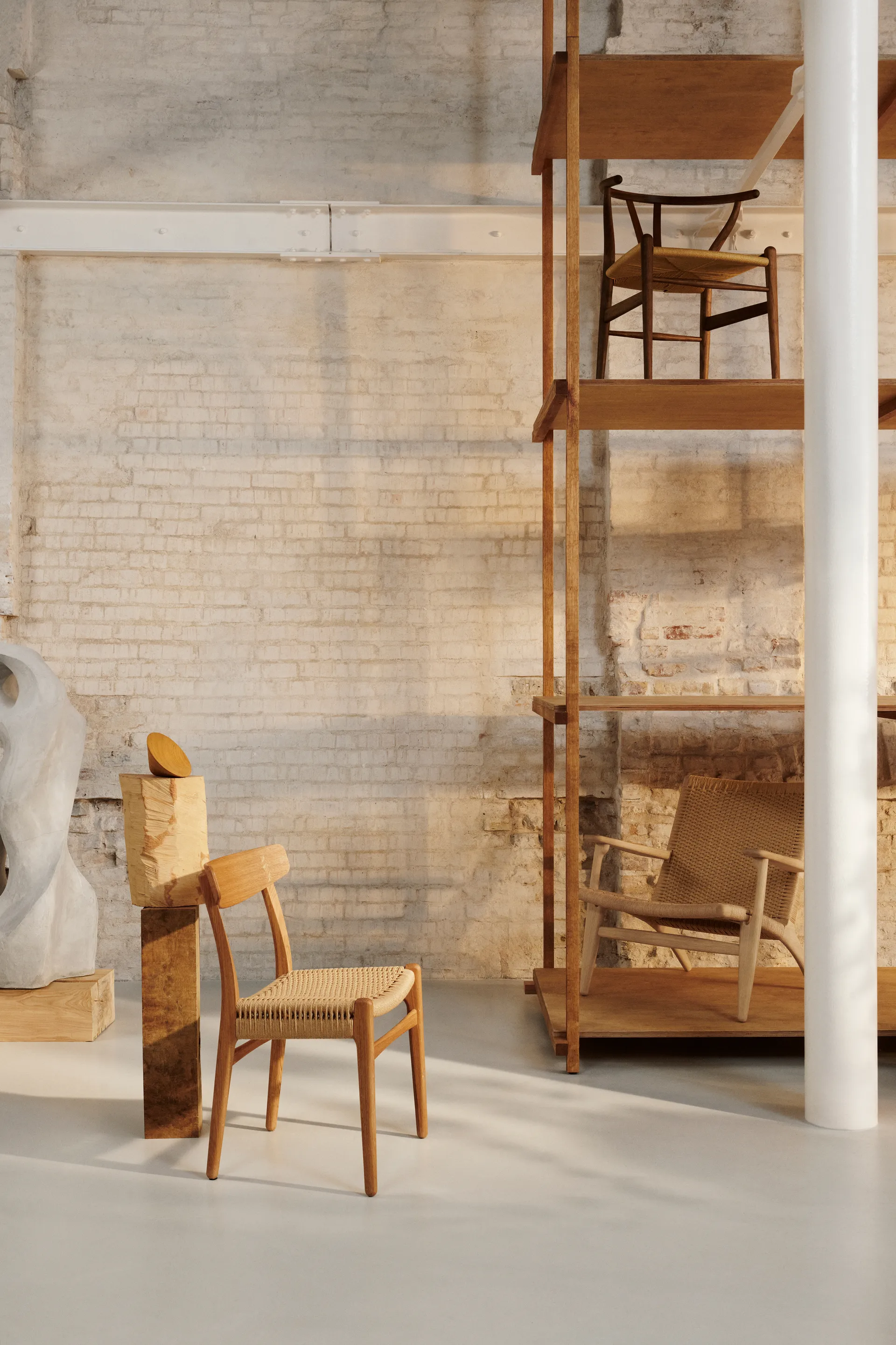 CH23 stol, Oljad ek-naturflätad Carl Hansen & Søn