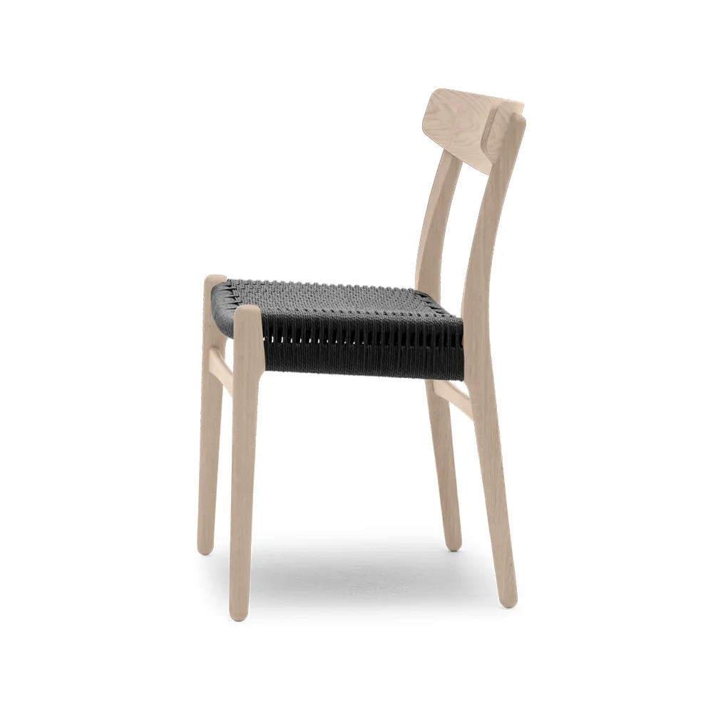 CH23 stol, Såpad ek-svart Carl Hansen & Søn