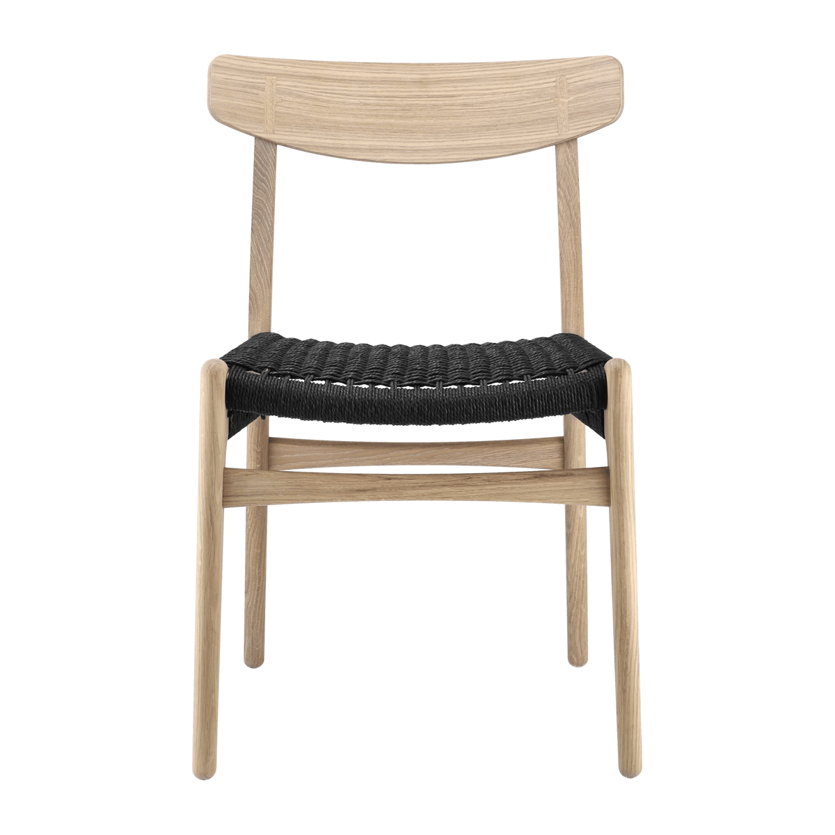 Carl Hansen & Son CH23 stol Vitoljad ek-svart | Skandinavisk Design | Stolar | Beige