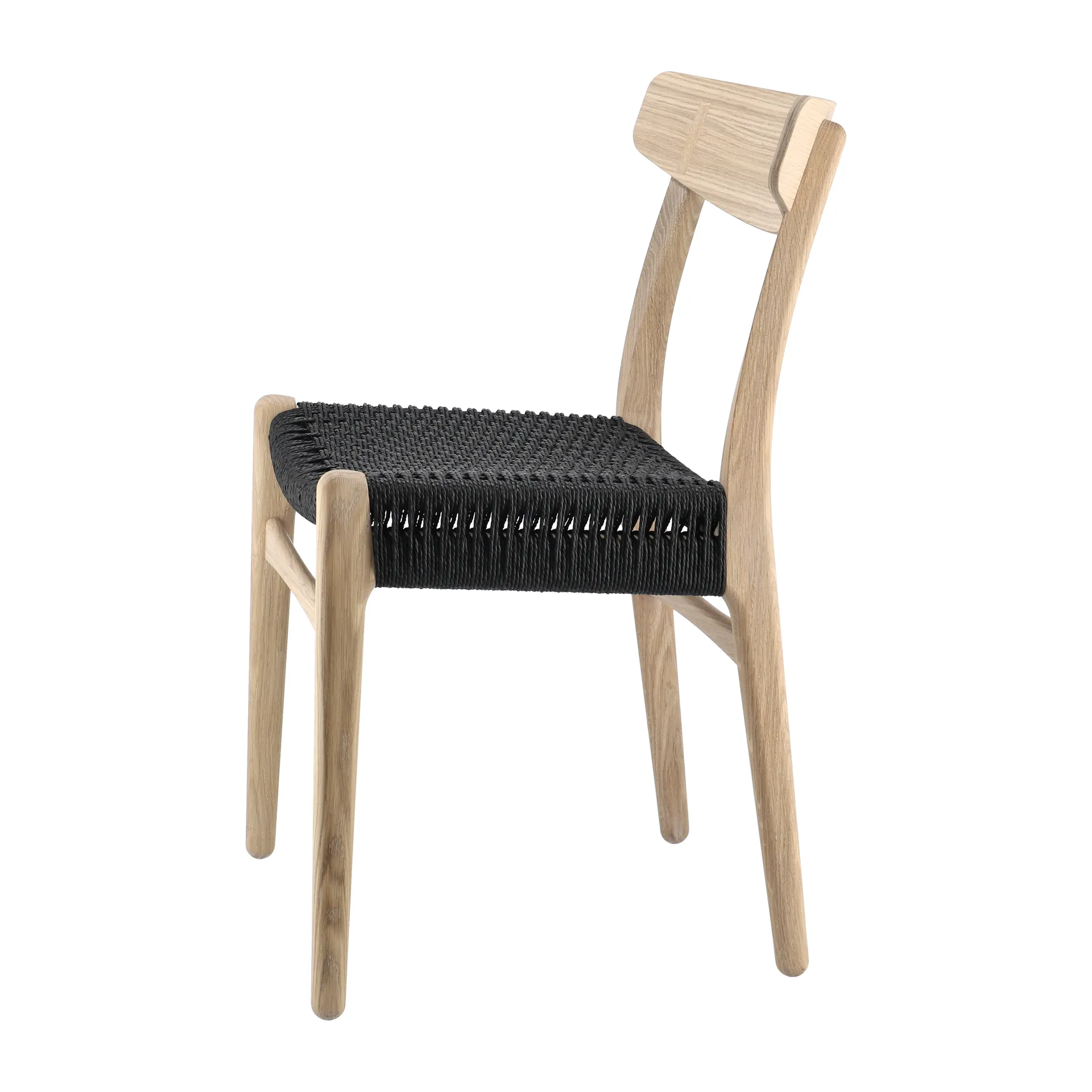 CH23 stol, Vitoljad ek-svart Carl Hansen & Søn