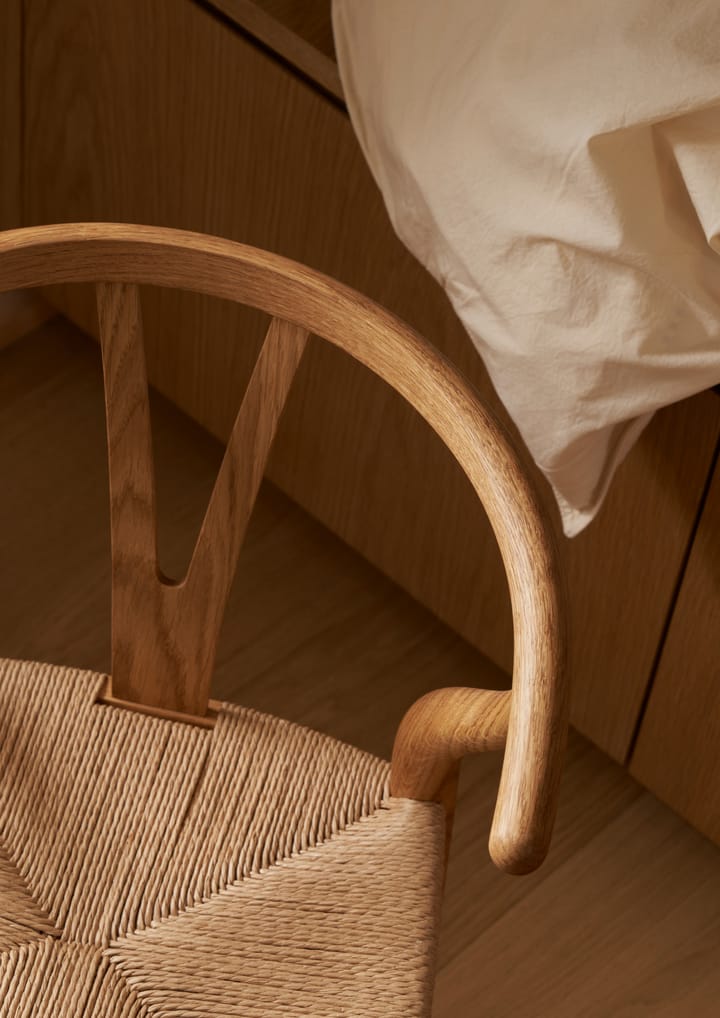 CH24 Child Wishbone Chair Birthday Edition barnstol - Oiled oak-natural cord - Carl Hansen & Søn