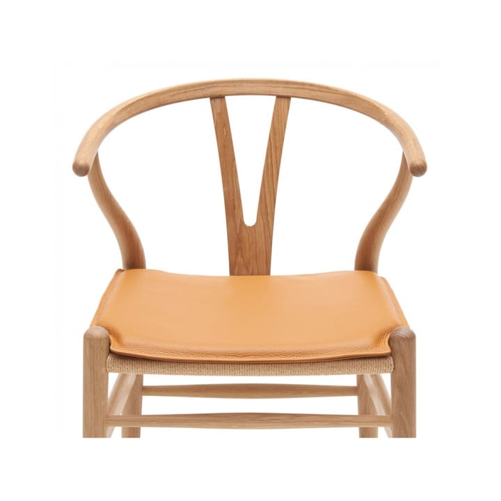 CH24 dyna läder, Läder Loke 7050 (cognac) Carl Hansen & Søn