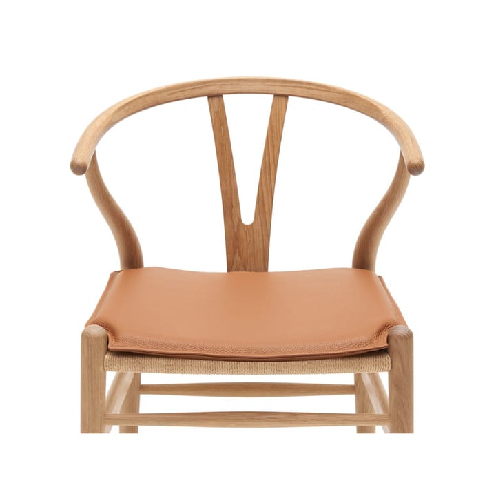 CH24 dyna läder, Läder Loke 7748 (brun) Carl Hansen & Søn