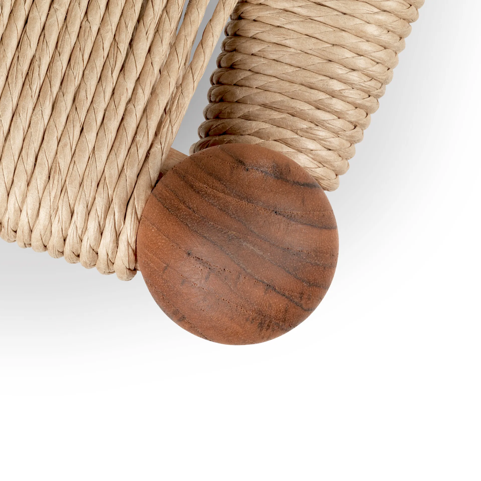 CH24 Y-stol, Oljad teak-naturflätad Carl Hansen & Søn