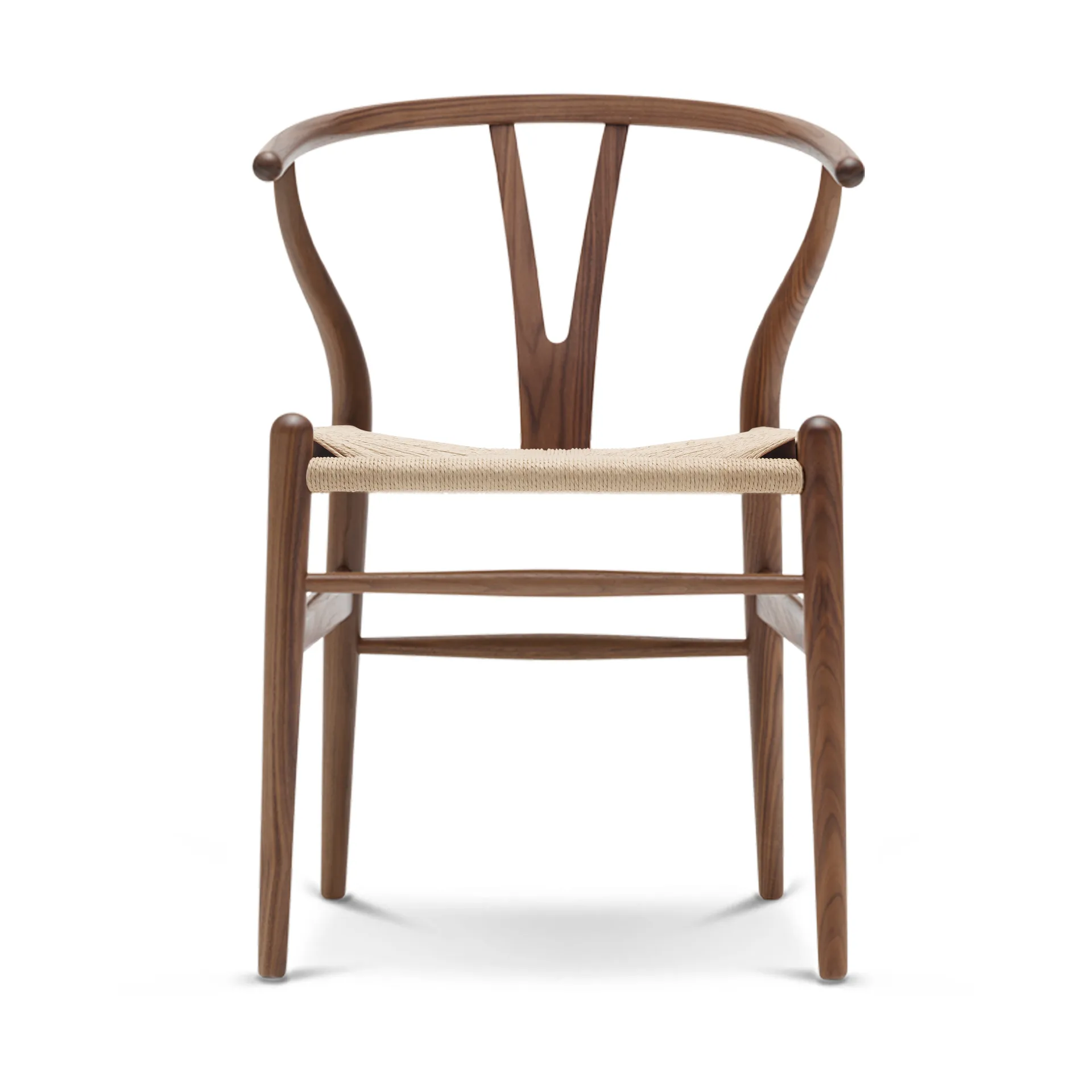 CH24 Y-stol, Oljad valnöt-naturflätad Carl Hansen & Søn