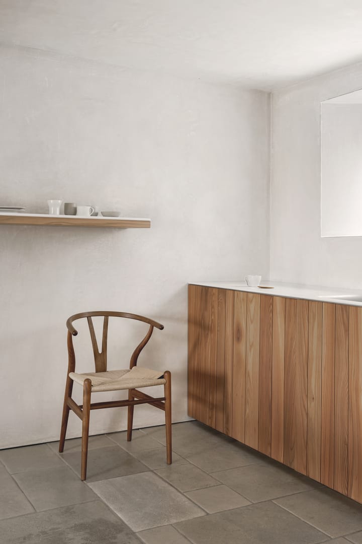 CH24 Y-stol, Oljad valnöt-naturflätad Carl Hansen & Søn