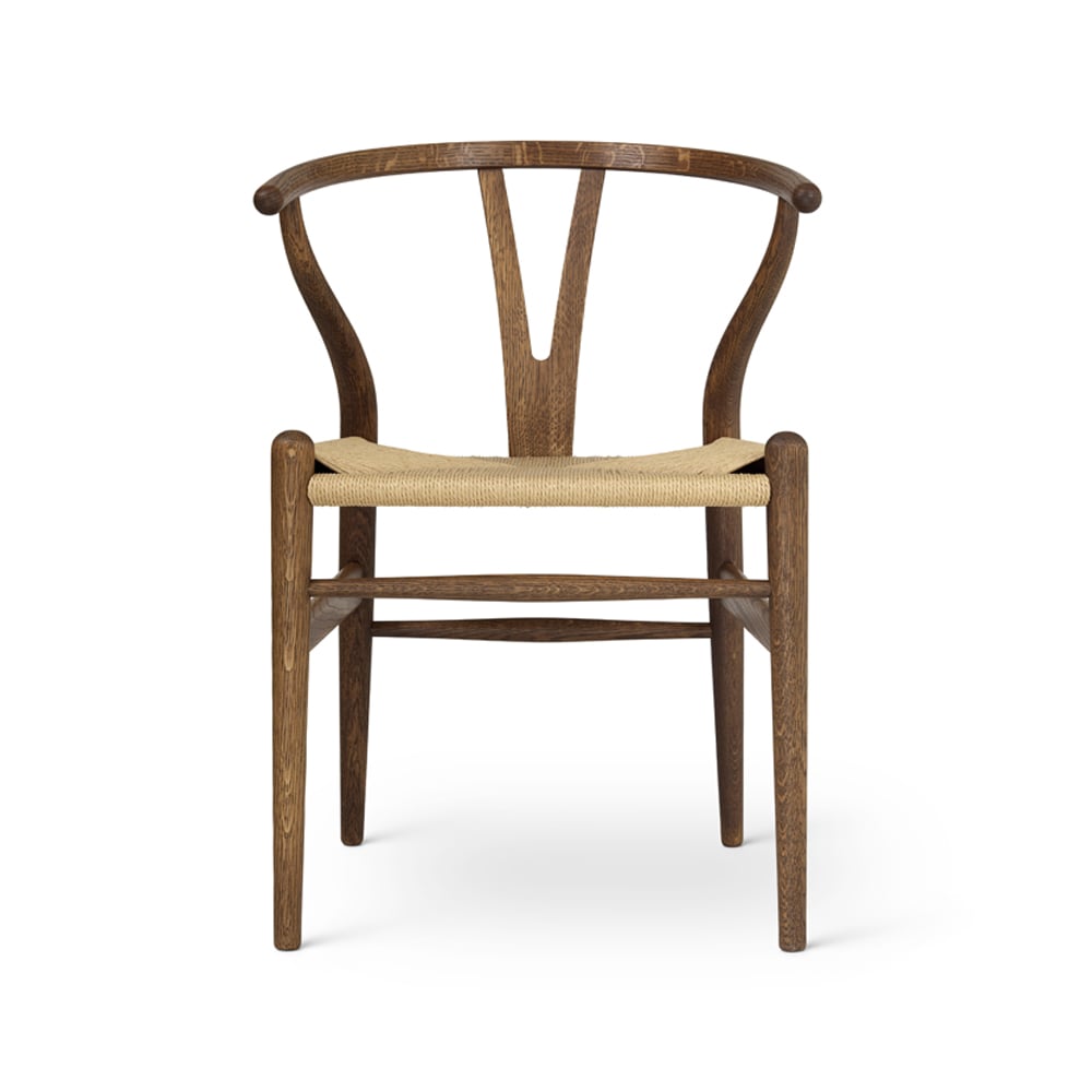 Carl Hansen & Son CH24 Y-stol Rökoljad ek-naturflätad
