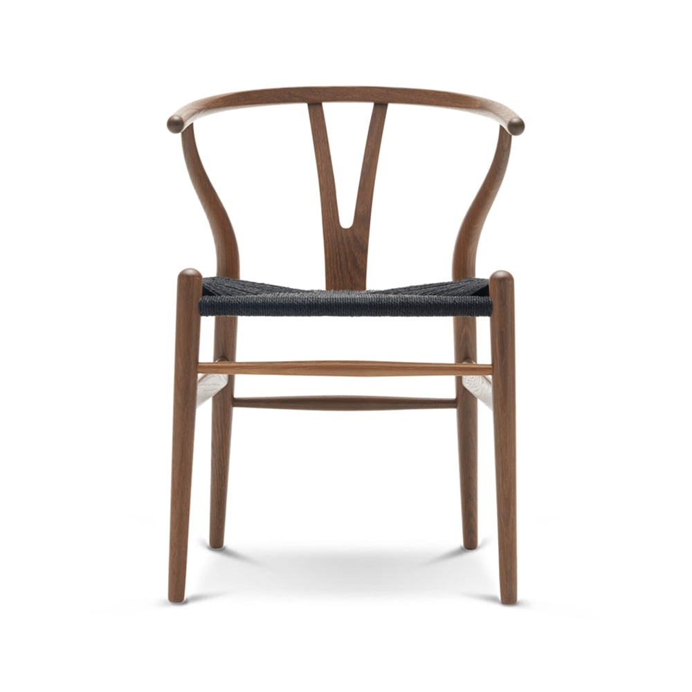 Carl Hansen & Son CH24 Y-stol Rökoljad ek-svart | Skandinavisk Design | Stolar | Brun