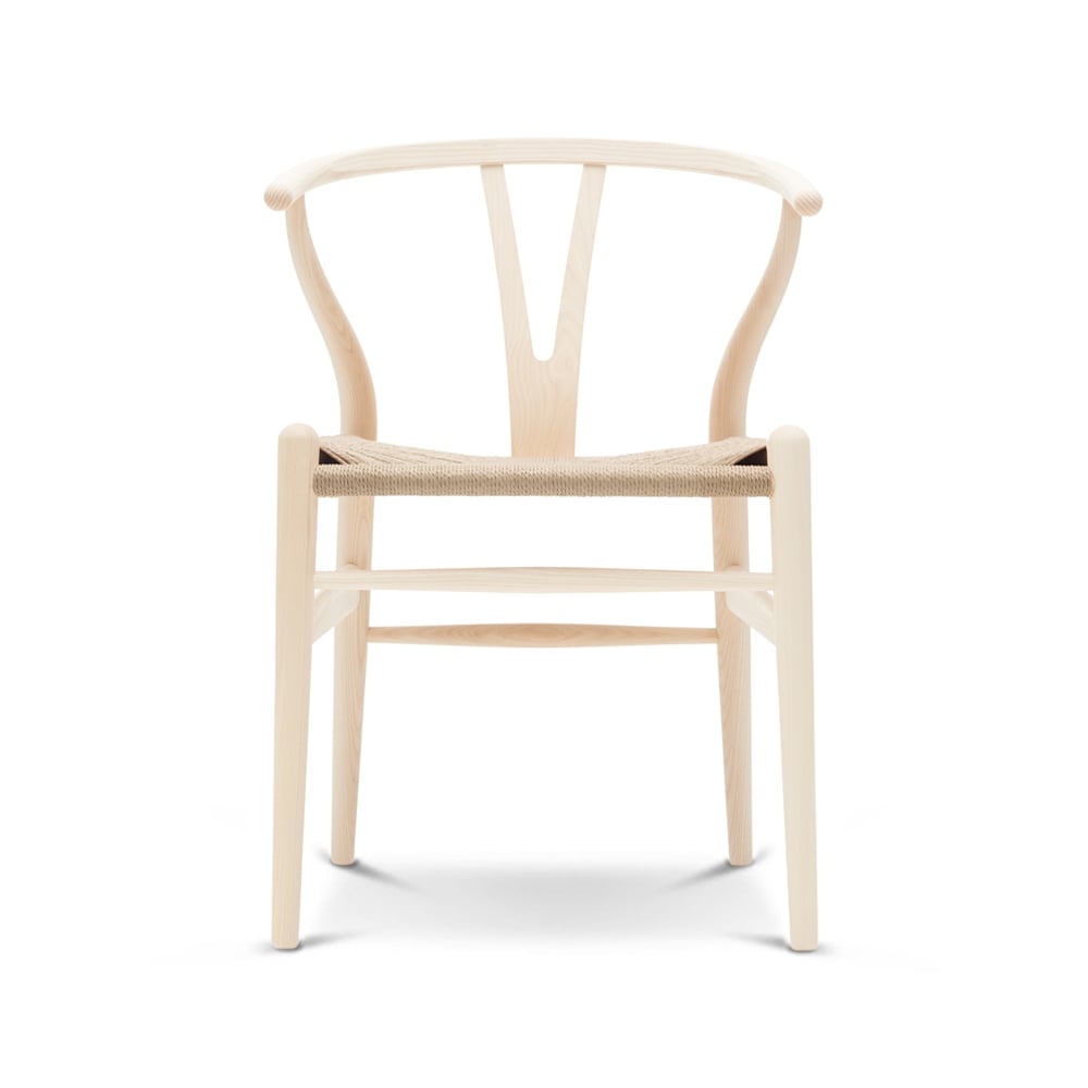 Carl Hansen & Son CH24 Y-stol Såpad ask-naturflätad