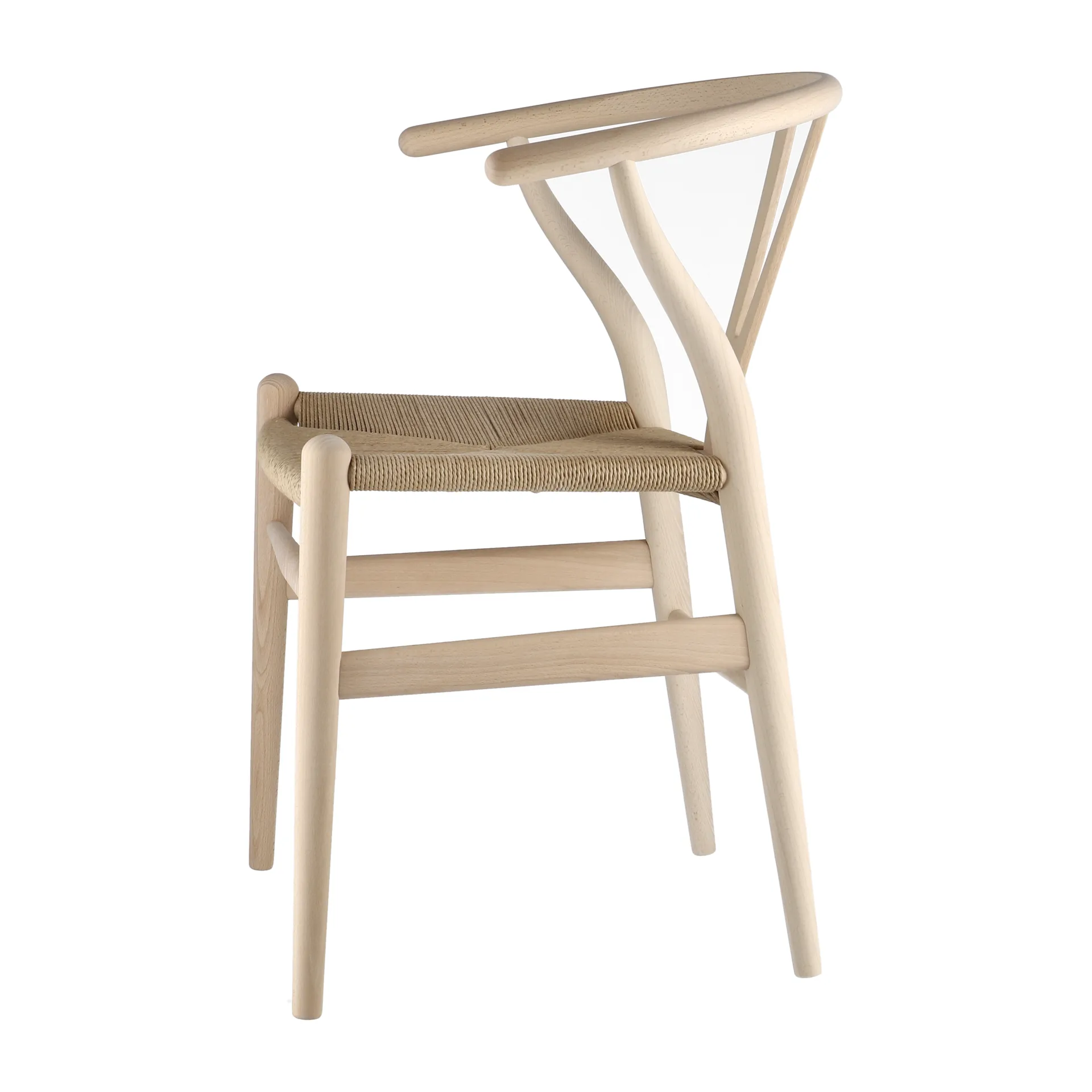 CH24 Y-stol - Såpad bok-naturflätad, 2-pack,  Carl Hansen & Søn
