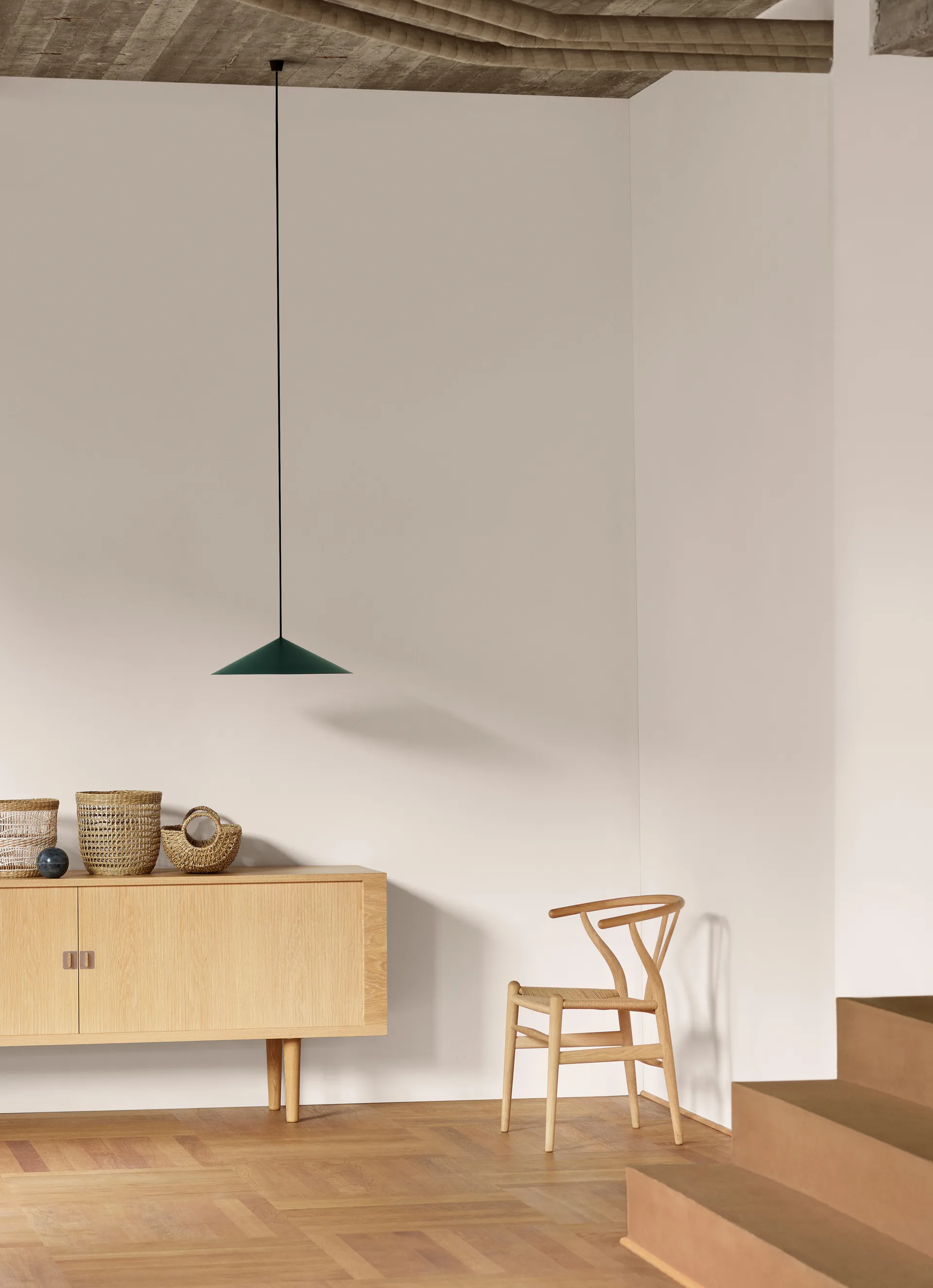 CH24 Y-stol - Såpad bok-naturflätad, 6-pack,  Carl Hansen & Søn