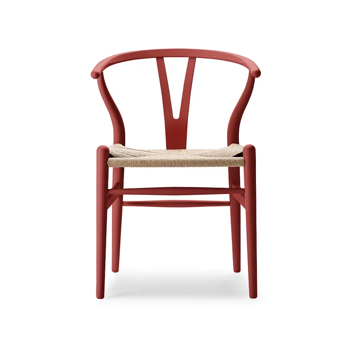 CH24 Y-stol Soft Crawford Wegner - Falu (röd)-naturflätad - Carl Hansen & Søn