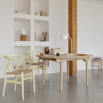 CH24 Y-stol Soft Crawford Wegner - Hollyhock-naturflätad - Carl Hansen & Søn