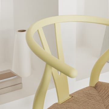 CH24 Y-stol Soft Crawford Wegner - Hollyhock-naturflätad - Carl Hansen & Søn