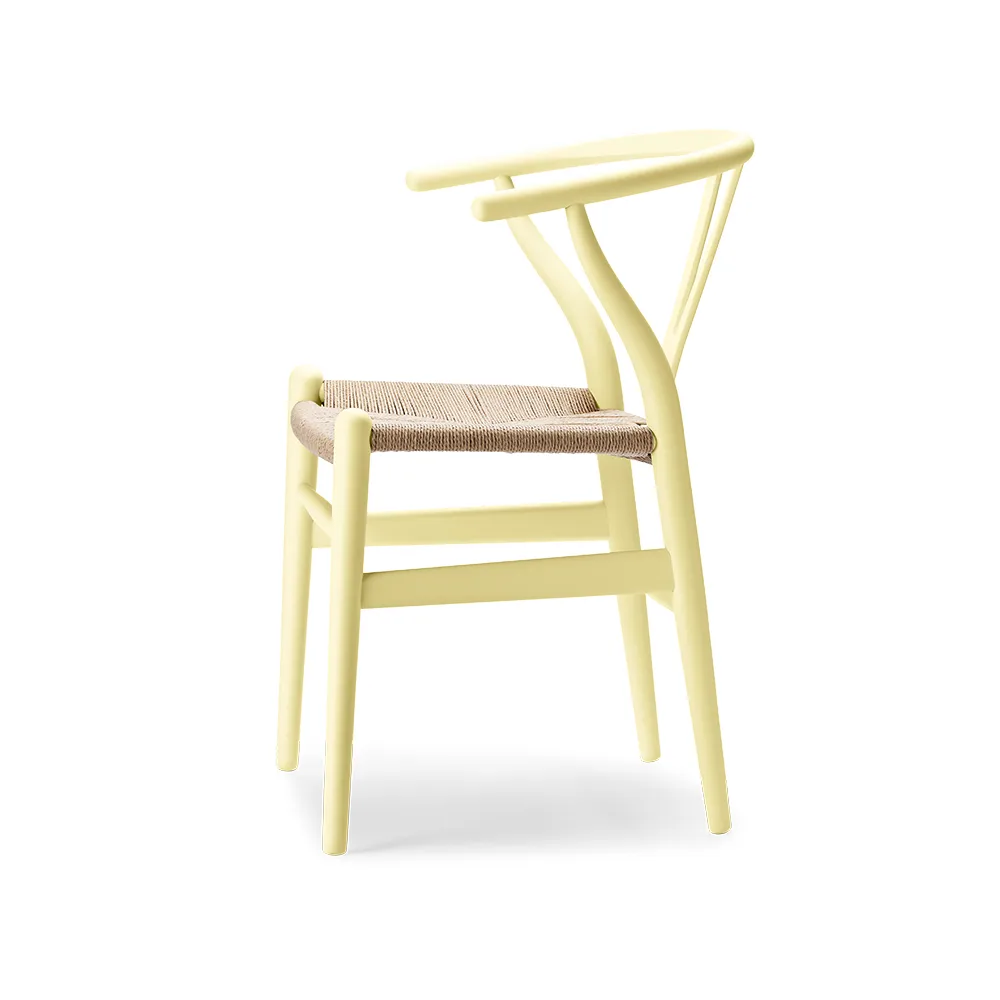 CH24 Y-stol Soft Crawford Wegner, Hollyhock-naturflätad Carl Hansen & Søn