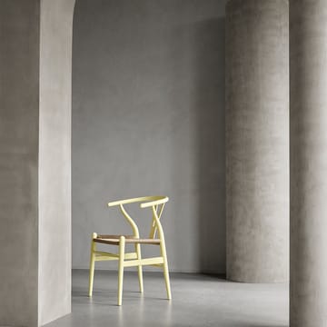CH24 Y-stol Soft Crawford Wegner - Hollyhock-naturflätad - Carl Hansen & Søn