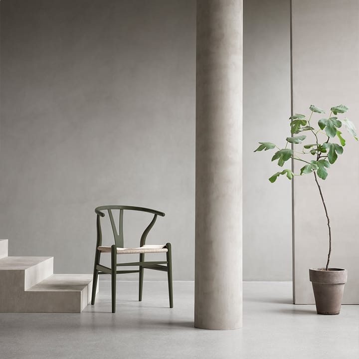 CH24 Y-stol Soft Crawford Wegner, Seaweed-naturflätad Carl Hansen & Søn