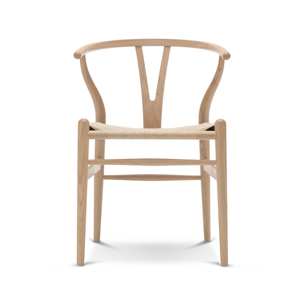 Carl Hansen & Son CH24 Y-stol Vitoljad ek-naturflätad