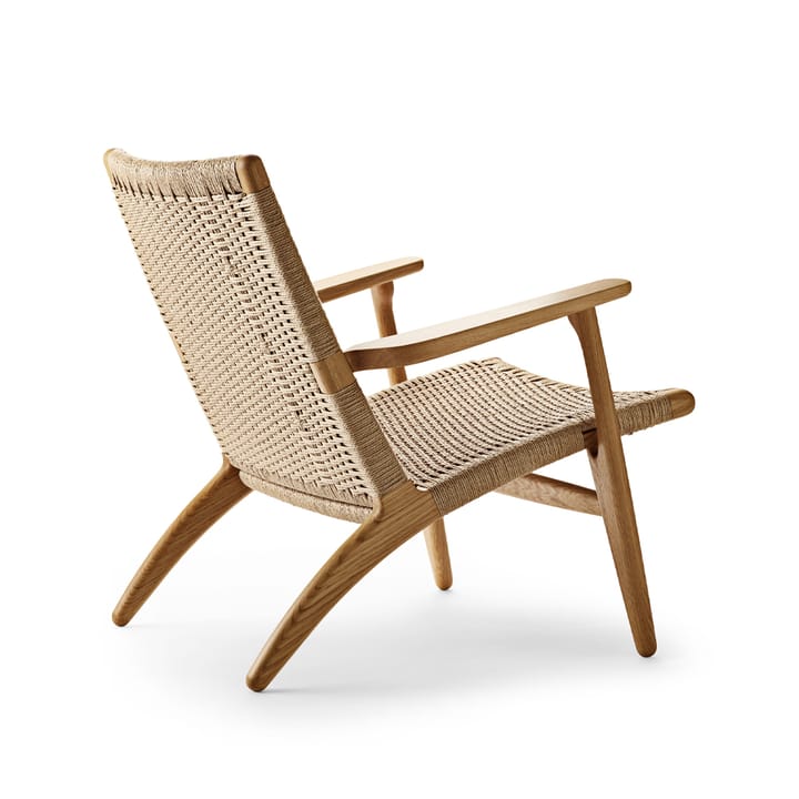 CH25 fåtölj, Oljad ek-naturflätad Carl Hansen & Søn