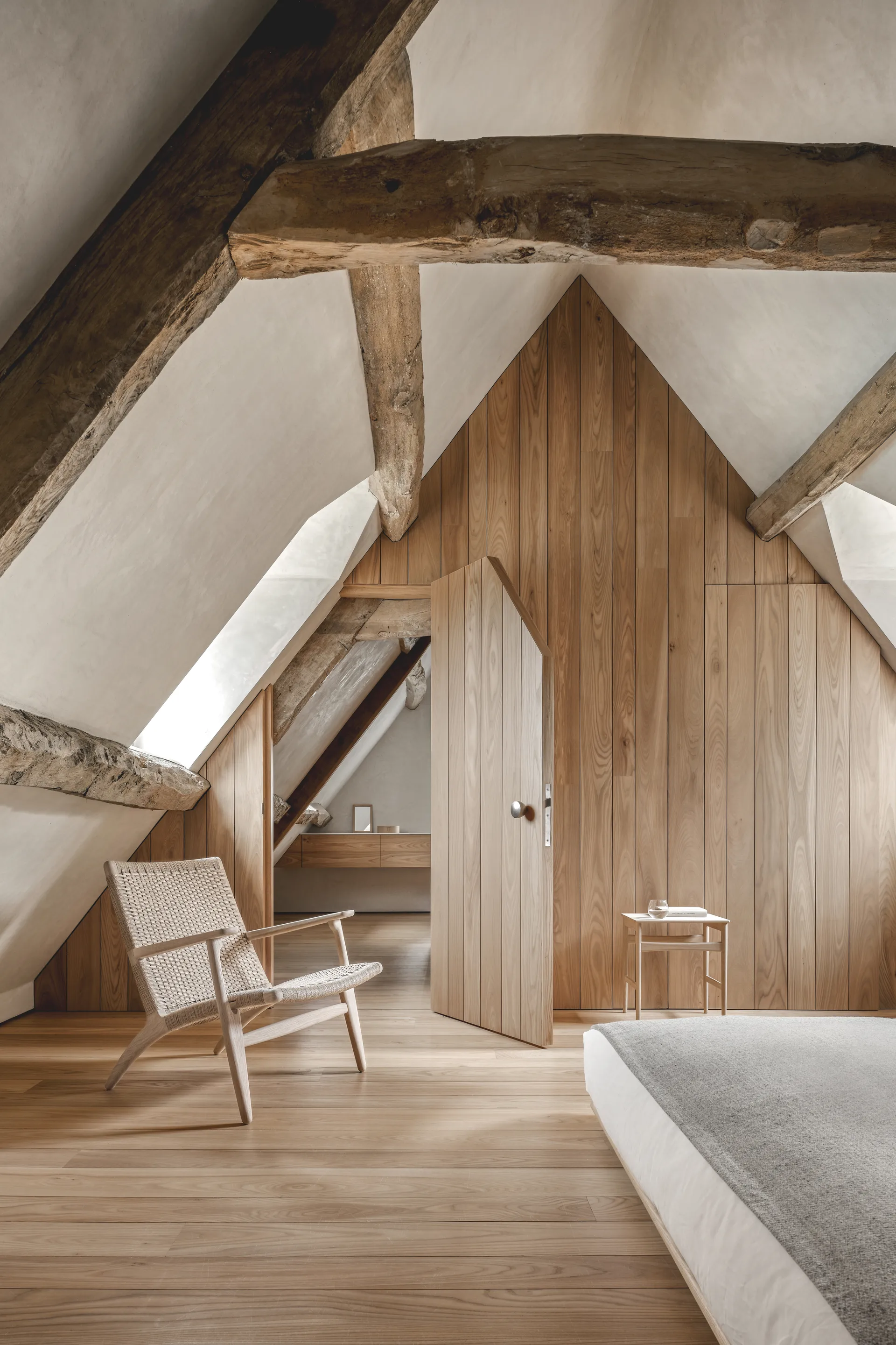 CH25 fåtölj, Såpad ek-naturflätad Carl Hansen & Søn