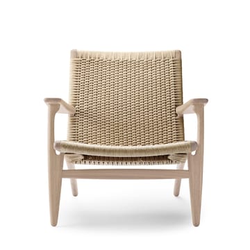 CH25 fåtölj - Såpad ek-naturflätad - Carl Hansen & Søn